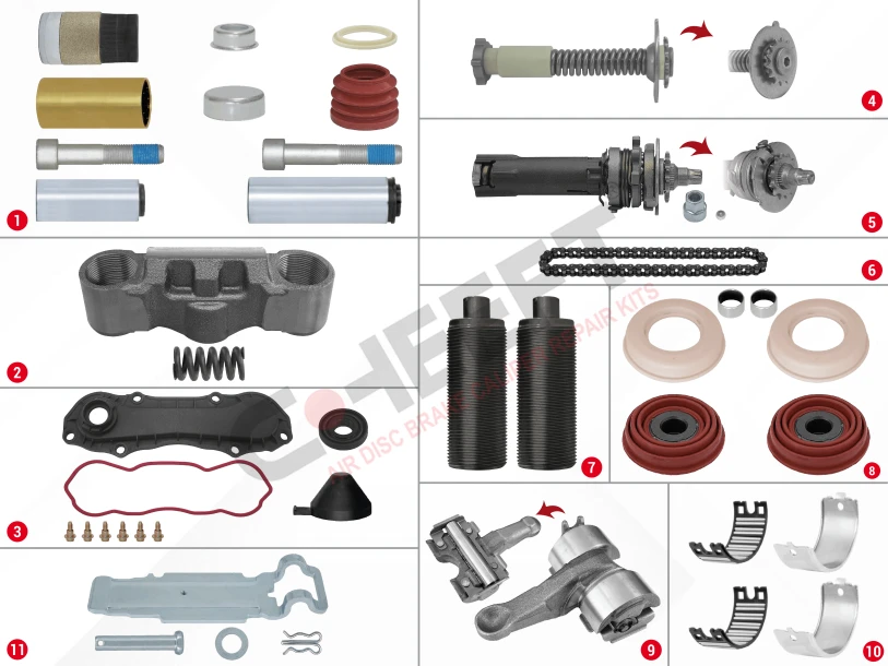 Caliper Complete Repair Set ( Daf - SyD7 )