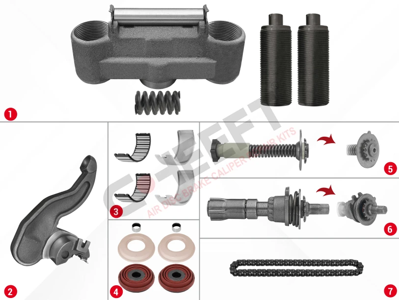 Caliper Complete Repair Set ( Scaina )