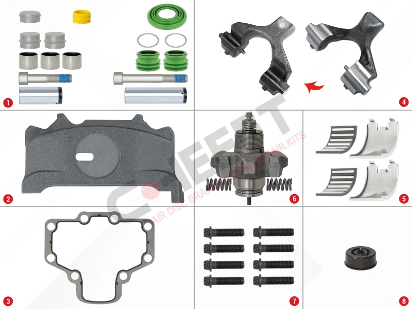 SAF Axle Set (Right)