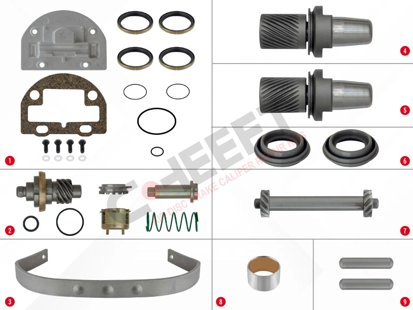 Brake Adjuster Complete Repair Kit ( Right )