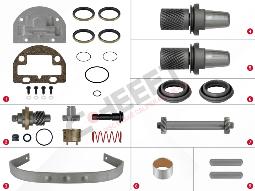 CHS9004 - Brake Adjuster Complete Repair Kit ( Left Thin Teeth ) | CHEEFT