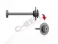 Caliper Adjusting Shaft (without Spring)