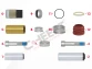 Caliper Guides & Seals Repair Kit
