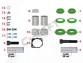 Caliper Overhaul Repair Kit
