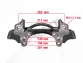 Caliper Carrier ( Pan19-1 Schmitz - 19.5 Left )