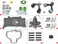 SF Axle Set (Left)