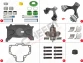 SF Axle PAN22 Set (Left)